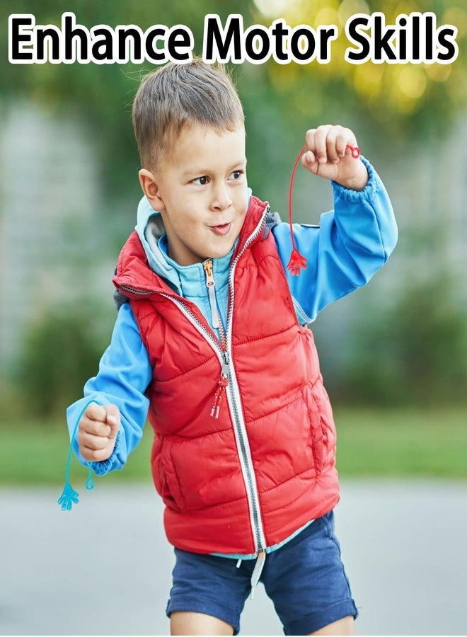 BdelrinQue 50pcs Sticky Hands for Kids, Sticky Hand Toy, Stretchy and Colorful Sticky Toys, Fun Party Favors for Birthday Parties and Classroom Rewards - Image 4